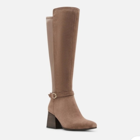 Blondo Shoes - NWT Blondo Twyla Tan Heeled Knee-High waterproof Boots-Size 9